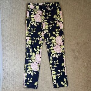 Rag & Bone pants floral size 2